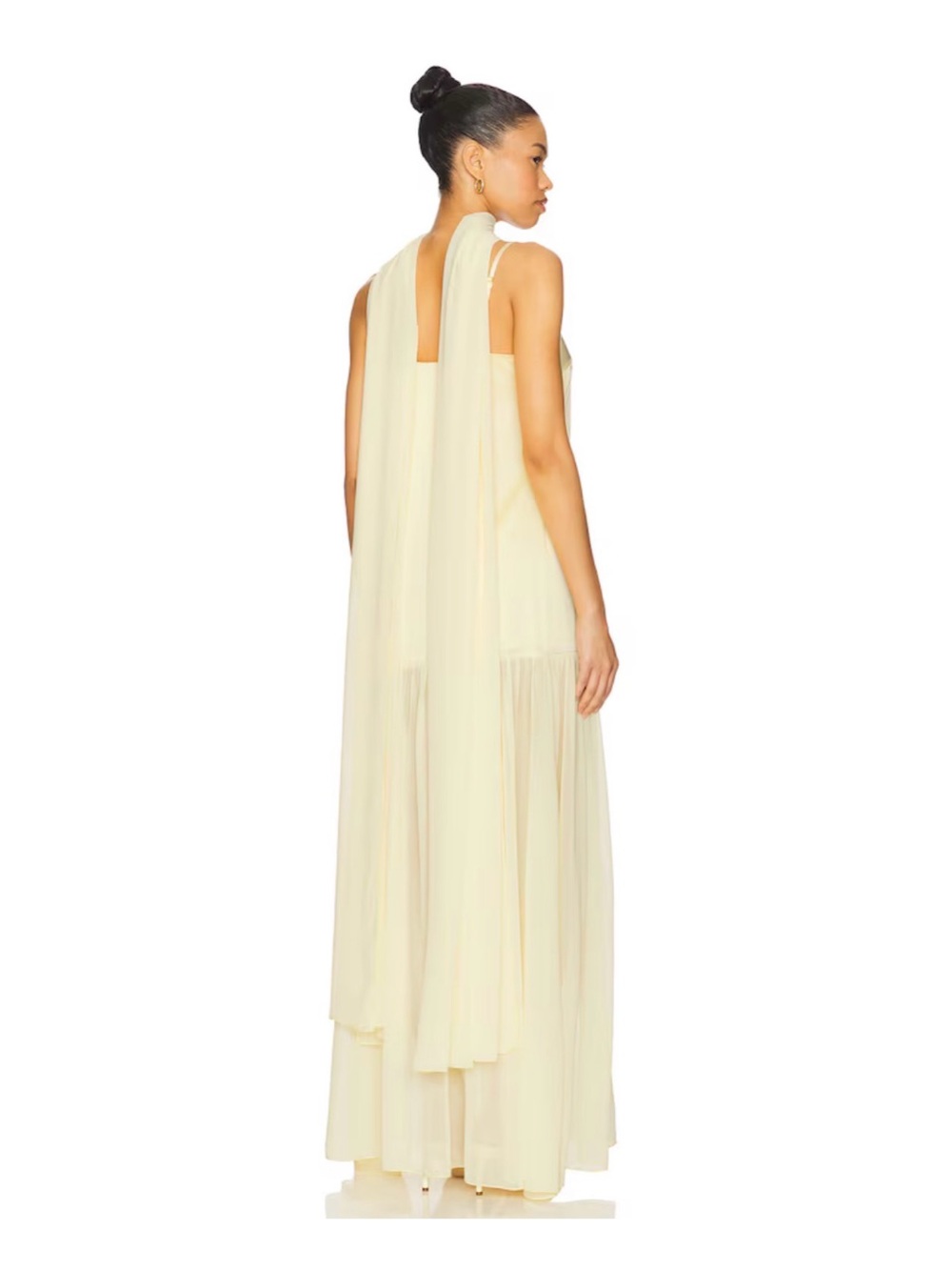 Show Me Your Mumu Dalia Maxi Dress in Pale Yellow - Picture 3 of 8
